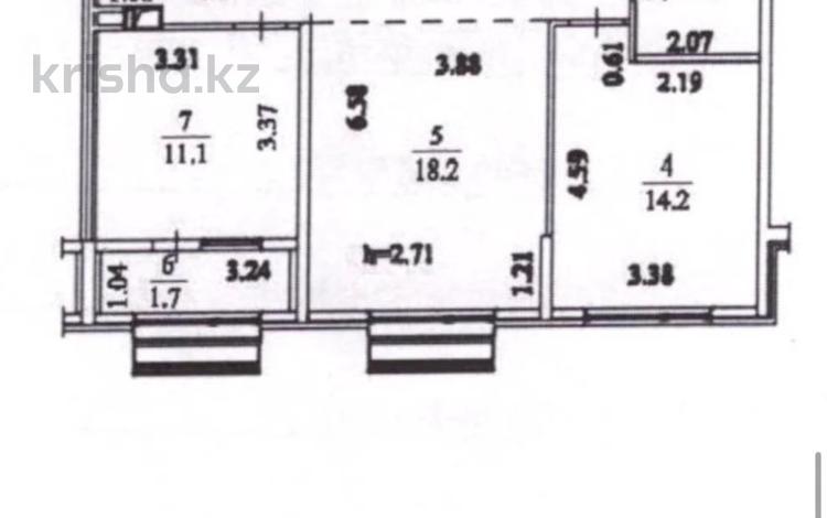 2-бөлмелі пәтер · 65.4 м² · 8/12 қабат, Бауыржана Момышулы 5/1 — ЛУЧШЕЕ ПРЕДЛОЖЕНИЕ, бағасы: 40 млн ₸ в Алматы, Алатауский р-н — фото 4