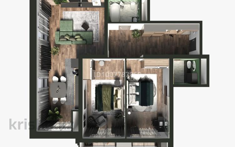 3-бөлмелі пәтер · 103.4 м² · 9/12 қабат, Аскарова 8, 8/1, 8/2, 8/3 — Саина, бағасы: 105 млн ₸ в Алматы — фото 6
