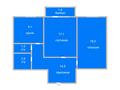 2-комнатная квартира · 64.3 м² · 4/5 этаж, Юбилейный 17 за 29.5 млн ₸ в Костанае — фото 3