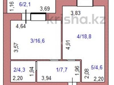 2-комнатная квартира · 54.1 м² · 5/5 этаж, М.Габдуллина 27 за 18 млн ₸ в Кокшетау