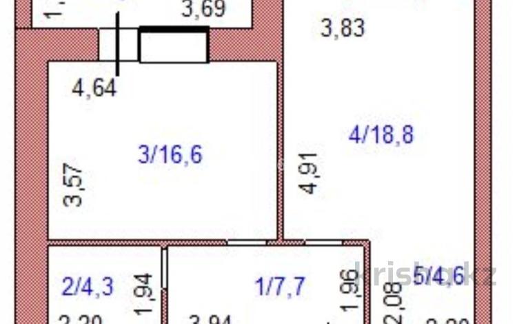 2-комнатная квартира · 54.1 м² · 5/5 этаж, М.Габдуллина 27 за 18 млн ₸ в Кокшетау — фото 4