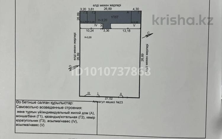 Отдельный дом · 3 комнаты · 76.7 м² · 10 сот., Алмагуль 23 за 58 млн ₸ в Конаеве — фото 2