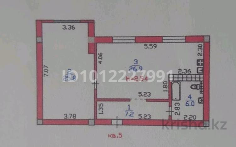 2-комнатная квартира · 66 м² · 2/5 этаж, Утепова 6 за 58 млн ₸ в Алматы, Бостандыкский р-н — фото 2