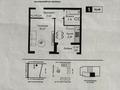 1-бөлмелі пәтер · 36 м² · 9/12 қабат, Ахмет Байтурсынулы 14a, бағасы: 23 млн ₸ в Астане, Сарайшык р-н — фото 15