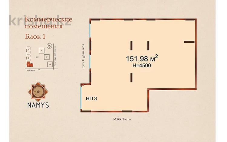 Коммерциялық жылжымайтын мүлік · 151.98 м², бағасы: ~ 66.9 млн ₸ в Астане, Сарайшык р-н — фото 2