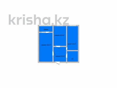 2-комнатная квартира · 55 м² · 1/5 этаж, Береке 50 за 30 млн 〒 в Костанае