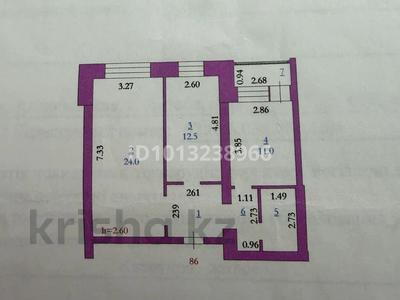 2-комнатная квартира · 61.7 м² · 7/10 этаж, мкр 12 45 д за 24.5 млн ₸ в Актобе