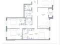 4-комнатная квартира · 144.9 м² · 2/8 этаж, Абубакир Тыныбаев 10 за ~ 125.8 млн ₸ в Астане, Алматы р-н