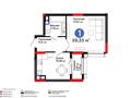 1-комнатная квартира · 40 м² · 4/14 этаж, Е-899 5 за 29 млн ₸ в Астане, Нура р-н — фото 2