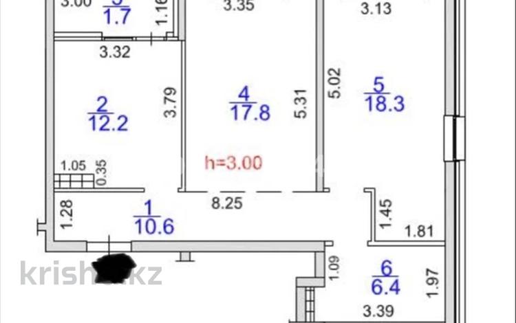2-бөлмелі пәтер · 67 м² · 8/9 қабат, мкр Нуркент, Турара Рыскулова 2Б/1, бағасы: 42.5 млн ₸ в Алматы, Алатауский р-н — фото 2