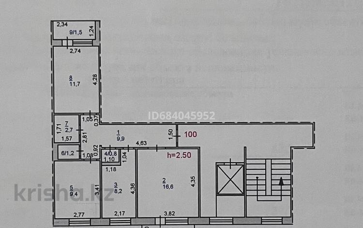 3-комнатная квартира, 62.9 м², 8/9 этаж, Камзина 169 — Район Дистпечер за 26.5 млн 〒 в Павлодаре — фото 2