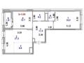 3-бөлмелі пәтер · 72 м² · 6/9 қабат, Жумекен Нажимеденов — Вокзал Нурлы Жол, бағасы: 44 млн ₸ в Астане, Сарайшык р-н