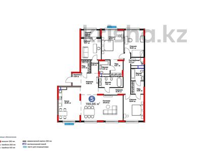5-комнатная квартира · 191 м² · 4/14 этаж, Туркестан 16/3 за 250 млн ₸ в Астане, Есильский р-н