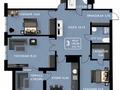 3-комнатная квартира · 100.9 м² · 2/17 этаж, мкр Юго-Восток, Республики 23 за 450 000 ₸ в Караганде, Казыбек би р-н