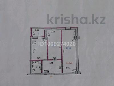 2-комнатная квартира · 58 м² · 4/6 этаж, 12 мкр Бөгенбай батыр көшесі 32 за 25 млн ₸ в Актобе