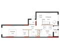 2-комнатная квартира · 64 м² · 10 этаж, А431 13 — Ш.Шаймерденов за 30.9 млн ₸ в Астане, Сарайшык р-н