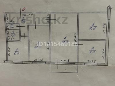 4-бөлмелі пәтер · 62 м² · 2/5 қабат, Курмангазы 169, бағасы: 19 млн ₸ в Уральске