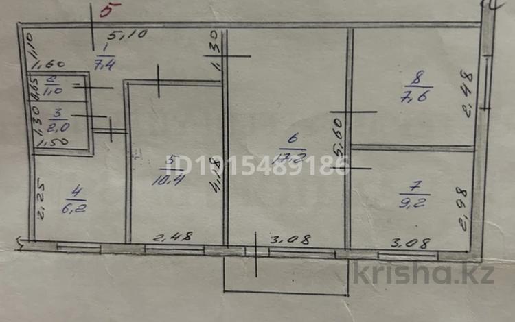 4-комнатная квартира · 62 м² · 2/5 этаж, Курмангазы 169 за 19 млн ₸ в Уральске — фото 2