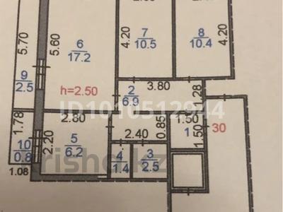3-бөлмелі пәтер · 60.7 м² · 8/9 қабат, Жаңа қала ш/а., Ержанова 51, бағасы: 21 млн ₸ в Караганде, Казыбек би р-н