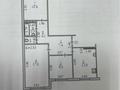 3-бөлмелі пәтер · 68 м² · 7/9 қабат, мкр 12 28 — Сзади Сити Шопинга, бағасы: 23 млн ₸ в Актобе — фото 2
