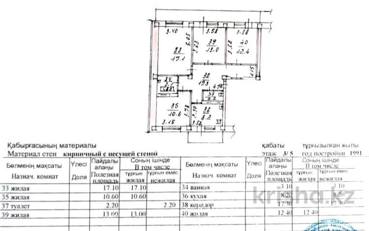 4-бөлмелі пәтер · 84 м² · 3/5 қабат, Абдуллиных — проспект Жибек Жолы, бағасы: 80 млн ₸ в Алматы, Медеуский р-н — фото 2