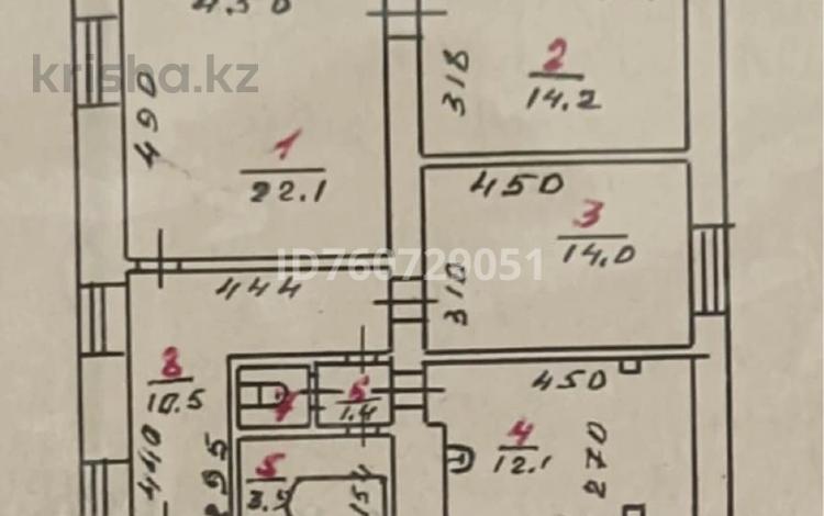 3-комнатная квартира · 80 м² · 5/5 этаж, Ул:Абая(Ленина)дом мастеров — Ул:Абая дом мастеров за 21 млн ₸ в Балхаше — фото 2
