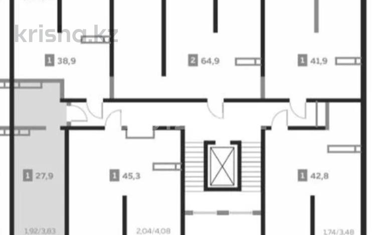 1-бөлмелі пәтер · 28 м² · 3/9 қабат, мкр Шугыла 342/1, бағасы: 16.2 млн ₸ в Алматы, Наурызбайский р-н — фото 2