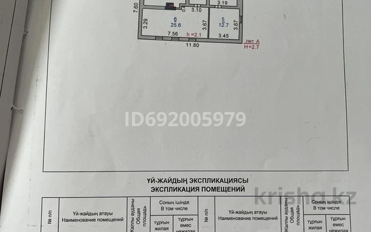 Отдельный дом · 4 комнаты · 79 м² · 1 сот., Пристанционная 1 за 8 млн ₸ в Аманкарагае — фото 2