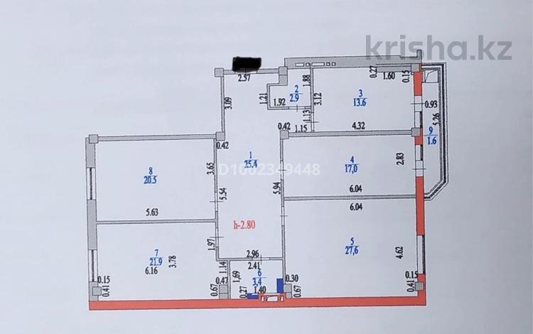 4-комнатная квартира · 135 м² · 7/10 этаж, Алихан Бокейхан 2 за 67.9 млн 〒 в Астане, Есильский р-н — фото 3
