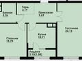 2-бөлмелі пәтер · 70.77 м² · 11/12 қабат, Макатаева - Байтурсынова, бағасы: 63 млн ₸ в Алматы, Алмалинский р-н — фото 3