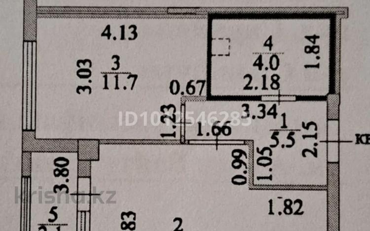 2-комнатная квартира · 43 м² · 4/9 этаж, Ахмет Байтурсынулы 22 за 26.5 млн ₸ в Астане, Алматы р-н — фото 2