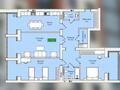 3-бөлмелі пәтер · 132 м² · 7/7 қабат, мкр. Алтын орда 51в — Шокая и мәңгілік, бағасы: 48 млн ₸ в Актобе — фото 2