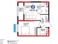 2-комнатная квартира · 46.3 м² · 10/16 этаж, мкр Кайтпас 2, К. Толеметова 5 за 30 млн ₸ в Шымкенте, Абайский р-н
