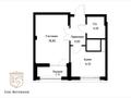1-бөлмелі пәтер · 35 м² · 15/19 қабат, Наркескен 1/1, бағасы: 42 млн ₸ в Астане, Есильский р-н — фото 2