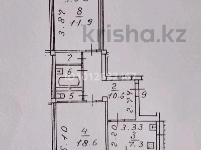 2-комнатная квартира · 67 м² · 3/3 этаж, Ахметова 32 за 34 млн ₸ в Алматы, Турксибский р-н
