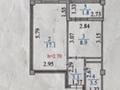 1-комнатная квартира · 34.4 м² · 8/10 этаж, Бейсекбаева 9 — Иманова за 17.5 млн ₸ в Астане, р-н Байконур — фото 2