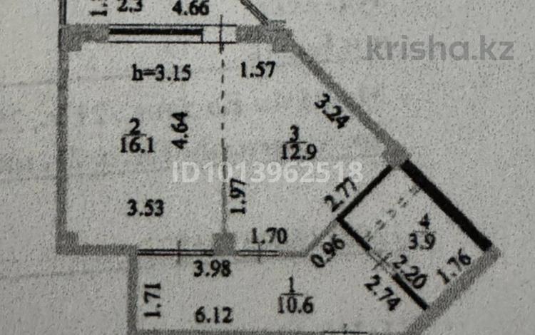 1-комнатная квартира · 45.8 м² · 10/11 этаж, Мәңгілік Ел 21 за 35 млн ₸ в Астане, Есильский р-н — фото 2