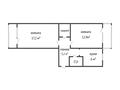 2-комнатная квартира · 48.5 м² · 5/5 этаж, Бородина 144 за 19 млн ₸ в Костанае — фото 12