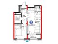 2-комнатная квартира · 52.89 м², Кайым Мухамедханов 6/1 за ~ 49.8 млн 〒 в Астане, Нура р-н — фото 3