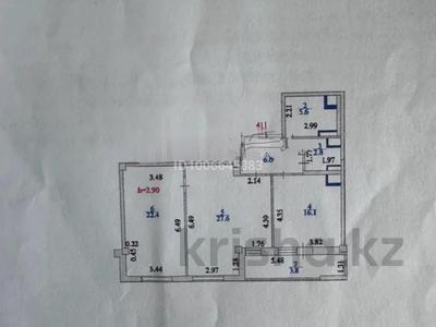 2-бөлмелі пәтер · 85 м² · 11/18 қабат, Шамши Калдаяков 11 — Тәулсіздік, бағасы: 49 млн ₸ в Астане, Сарайшык р-н