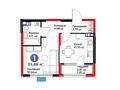 1-бөлмелі пәтер · 35.68 м² · 2/6 қабат, Бауыржана Момышулы, бағасы: 35 млн ₸ в Алматы, Алатауский р-н