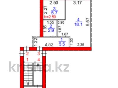 1-комнатная квартира, 32 м², 1/5 этаж, Майкудук, 12й микрорайон 4 за ~ 8.2 млн 〒 в Караганде, Алихана Бокейханова р-н