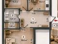 2-комнатная квартира · 59.6 м² · 5/9 этаж, Казыбек би 7/2 за 42 млн ₸ в Астане, Нура р-н — фото 8