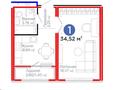 1-комнатная квартира · 35 м² · 11/12 этаж, Улы Дала 14 — Левый берег - с Ремонтом за 25 млн ₸ в Астане, Нура р-н