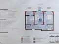 2-бөлмелі пәтер · 60 м² · 10/14 қабат, Е 915 19, бағасы: 39.5 млн ₸ в Астане, Есильский р-н