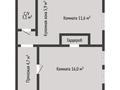 2-комнатная квартира · 42.5 м² · 1/2 этаж, Касымханова 18/1 за 13.5 млн ₸ в Костанае — фото 2