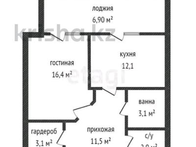 1-комнатная квартира · 56 м² · 8/9 этаж, мкр Болашак 133/1 за 18 млн ₸ в Актобе