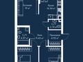 3-бөлмелі пәтер · 94.4 м² · 1/3 қабат, Алатауская трасса, бағасы: 48.5 млн ₸ в Алматы — фото 4