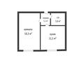 1-бөлмелі пәтер · 36.8 м² · 9/9 қабат, мкр 8, Братьев Жубановых, бағасы: 8.8 млн ₸ в Актобе — фото 9