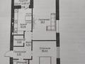 2-бөлмелі пәтер · 74 м² · 7/9 қабат, Сызганова 1/2, бағасы: 53.6 млн ₸ в Астане, Есильский р-н